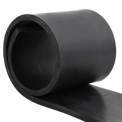 VidaXL Rubberen rand voor sneeuwploeg 80x15x1 cm zwart