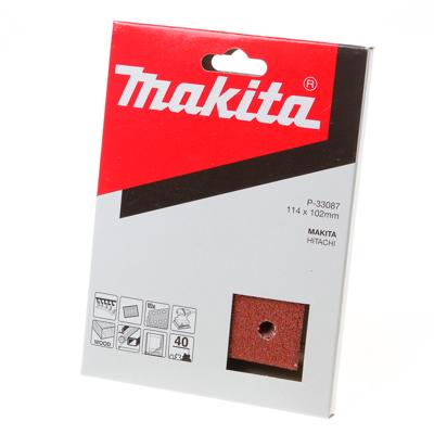 Makita Accessoires schuurvel k40 114x102 red - p-33087