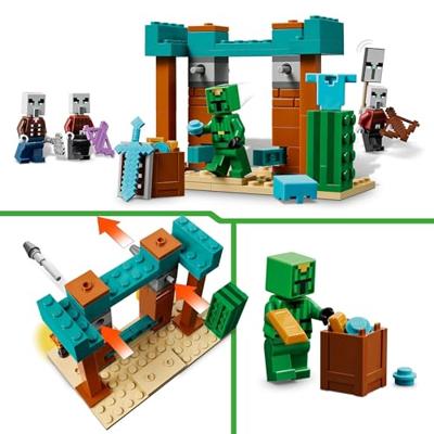 LEGO minecraft 21267 de illagers in de woestijn - thumbnail