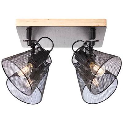 Brilliant 40135/76 - 4 Spots Plafondlamp Metaal/Hout