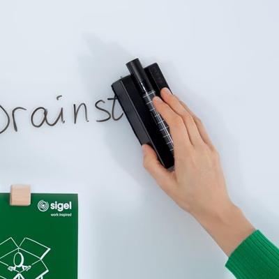 Sigel BA151 Whiteboard accessoireset (b x h) 130 mm x 60 mm Zwart Sigel BA151 Whiteboard accessoireset (b x h) 130 mm x 60 mm Zwart