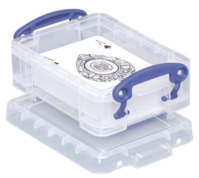 Really Useful Box visitekaarthouder 0,2 liter, transparant