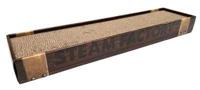 Croci krabplank homedecor wenge houtprint donkerbruin - thumbnail