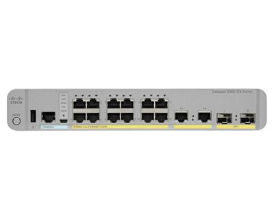 Cisco Catalyst WS-C3560CX-12TC-S gemanaged L3 Gigabit Ethernet (10/100/1000) Grijs - Wit Netwerk-switch, WS-C3560CX-12TC-S