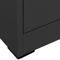 Archiefkast 46x62x72,5 cm staal antracietkleurig - thumbnail