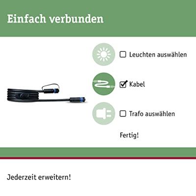 Paulmann 93926 Verlichtingssysteem Plug&Shine Verbindingskabel 150 W Zwart Paulmann 93926 Verlichtingssysteem Plug&Shine Verbindingskabel 150 W Zwart