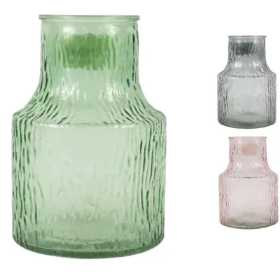 Vaas glas 20 cm 3 assorti | 12 stuks