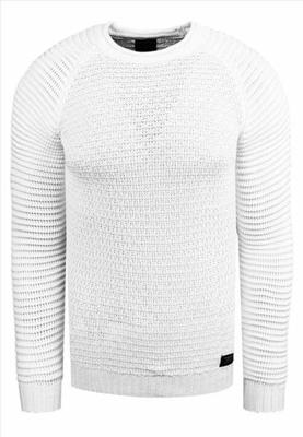 RustyNeal - Heren Trui - Wit - Longsleeve - Modernfit