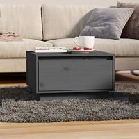 Salontafel 55x56x32 cm massief grenenhout grijs - thumbnail