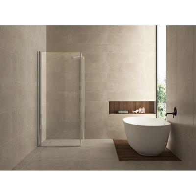 Douchecabine Wiesbaden vierkant 1 swingdeur 90x90cm 8mm NANO coating