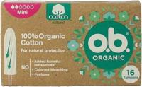 Tampons organic mini 16 Stuks - thumbnail