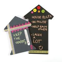 Creativ Company Thermometer huis, afm 23,5x16,5 cm, 1 stuk - thumbnail