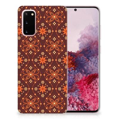 Samsung Galaxy S20 | TPU bumper | Batik Brown