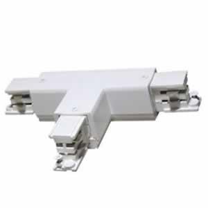 Euro 3 fase rails t - connector rechts (65x95 mm) wit