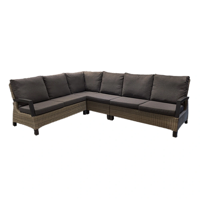 Cascaval Hoek Loungebank Antraciet Trestino - Trestino - thumbnail