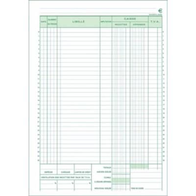 Exacompta kasboek, ft A4, Franstalig, dupli (50 x 2 vel) Exacompta kasboek, ft A4, Franstalig, dupli (50 x 2 vel)