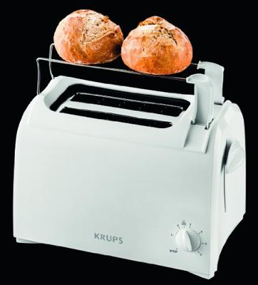 Krups KH1511 Broodrooster Met geïntegreerde broodopzet Wit