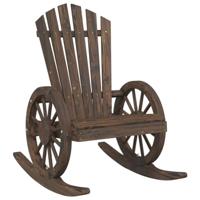 Schommelstoelen 2 st Adirondack massief vurenhout - thumbnail