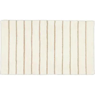 Cawö CAWÖ Home Keerbare Badmat Balance Gestreept 1008 33 natur 70x120