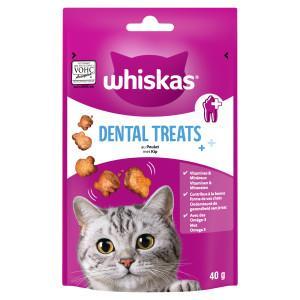 Whiskas Dental Treats met kip kattensnacks Per 12 Whiskas Dental Treats met kip kattensnacks Per 12