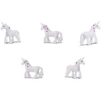 Safari speelgoedfiguren Eenhoorn junior wit 192 stuks - thumbnail