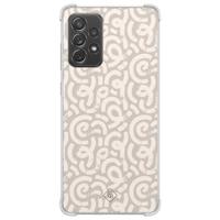 Samsung Galaxy A52(s) shockproof hoesje - Ivory abstraction - thumbnail
