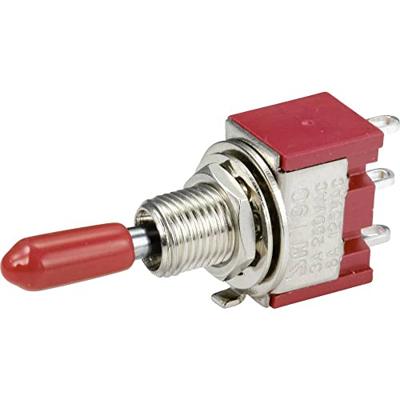 TRU COMPONENTS TC-9353984 Wipschakelaar 250 V/AC 3 A 1x aan/uit/aan Continu 1 stuk(s)