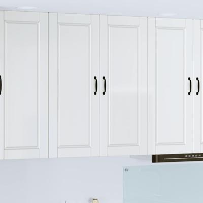 Keukenkast Hoogglans wit 80 x 31 x 100 cm Bewerkt hout
