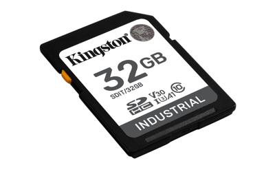 Kingston 32G SDHC Industrial pSLC UHS-I U3 V30 A1 SD-kaart 32GB