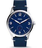 Horlogeband Fossil FS5246 Leder Zwart 22mm - thumbnail