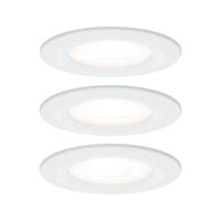 Paulmann Inbouwlamp voor badkamer Set van 3 stuks 19.5 W Wit (mat) - thumbnail