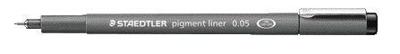 Fineliner staedtler pigment 308 0.05mm zwart