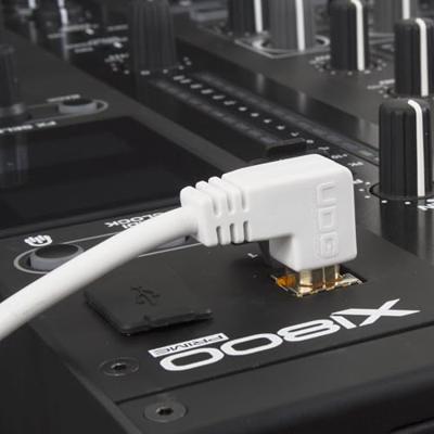 UDG UDG Ultimate Audio Cable USB 2.0 A-B White Angled 1m - thumbnail