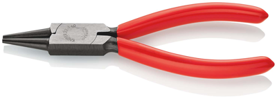 Knipex Rondbuigtang | 140 mm Lengte | Kunststof Bekleed | Zwart Geatramenteerd - 22 01 140 SB