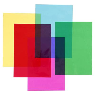 Creativ Company Cellofaan folie vellen gekleurd, a4, 20st.