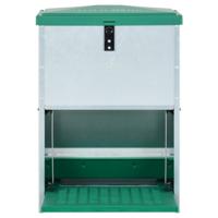 Pluimveevoerbak automatisch met pedaal 12 kg - thumbnail