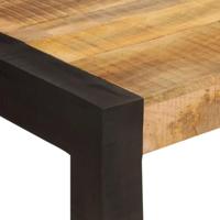 Eettafel 120x60x76 cm massief mangohout - thumbnail
