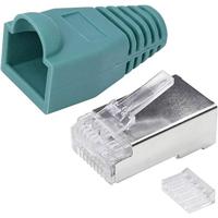 Quadrios RJ-45 connectorset CAT 6 1906C167 Stekker, recht Aantal polen (sensoren) 8P8C Groen 25 stuk(s) - thumbnail