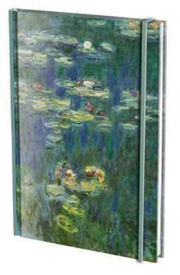 A6 Adresboek Groene weerspiegeling, Claude Monet A6 Adresboek Groene weerspiegeling, Claude Monet