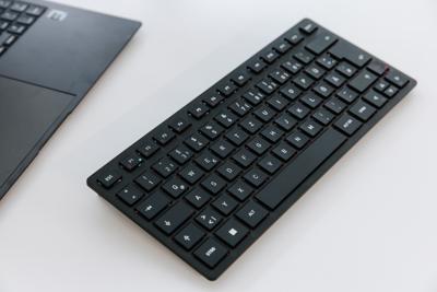 Toetsenbord Cherry KW 9200 MINI Zwart Qwerty Spaans QWERTY