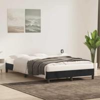 Bedframe zonder matras 120x220 cm fluweel zwart - thumbnail