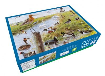 Vogels, Elwin van der Kolk, Vogelbescherming Puzzel 1000 Stukjes Vogels, Elwin van der Kolk, Vogelbescherming Puzzel 1000 Stukjes