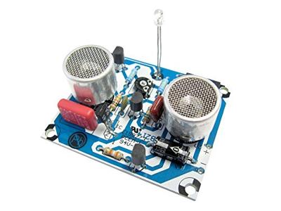 Kemo B214 Ultrasoon afstandsalarm Bouwpakket 9 V/DC, 12 V/DC