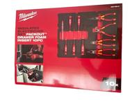 Milwaukee Inleg voor Packout koffer met schuifladen, VDE-tangen en VDE-schroevendraaierinleg 10-delig. - thumbnail