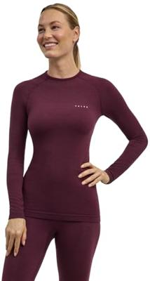Falke LS Wool-Tech Shirt Dames Barolo L Falke LS Wool-Tech Shirt Dames Barolo L