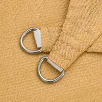 VidaXL Zonnezeil 160 g/m² rechthoekig 2x3,5 m hdpe zandkleurig - thumbnail