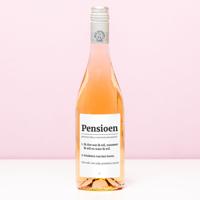 Wijnfles Pensioen Woordenboek - Rosé (Blush Rosé) - thumbnail