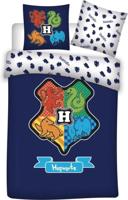 Harry Potter Dekbedovertrek - Hogwarts icons- 140 x 200 cm - thumbnail