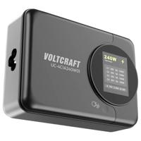 VOLTCRAFT UC-4C1A240W01 USB-oplader 240 W 4x USB-C, 1x USB-A USB PD 3.0 Zwart GaN, USB Power Delivery (USB-PD), Snellader - thumbnail