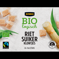 Jumbo Biologisch Rietsuikerklontjes 500 g - thumbnail